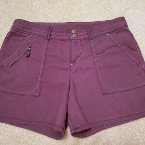Title Nine Women's Big B Shorts Size 10 Purple Hiking Camping Gorpcore Outdoors